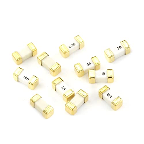 100 Teile/los Gold Silber 1808 125V 250V AC 451 SMD Flinke Sicherung 2410 Sicherungshalter 125mA 200mA 250mA 315mA 500mA 750mA 1A 1.5A(2a) von GFOLGDWR