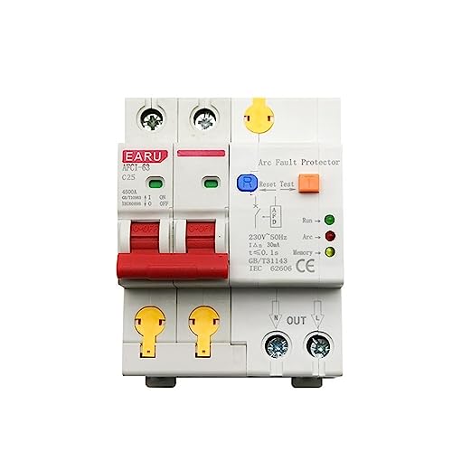 GFOLGDWR 25A 2P AFDD AFCI Arc Fault Protector Dector Circuit Breaker Interrupte Überlast Erdschluss Kurzschluss Spannungsschutz GFOLGDWR 25A 2P AFDD AFCI Arc Fault Protector Dector Circuit Breaker Interrupte Überlast Erdschluss Kurzschluss Spannungsschutz von GFOLGDWR