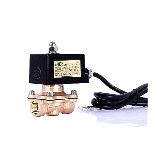 GFOLGDWR DN32 1-1/4 Zoll Messing Flüssiggas-Magnetventil 24 V 12 V explosionsgeschützt N/C(BSP-380VAC) von GFOLGDWR