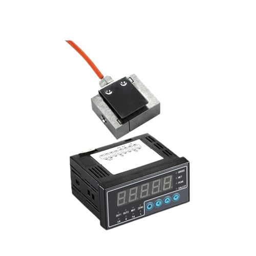 Mini-Wägezellen-Wiegesensor vom Typ S + Anzeigeanzeige Testspannungs- und Druckkraft-Gewichtsdrucksensor for Waage(50KG with Indicator) von GFOLGDWR