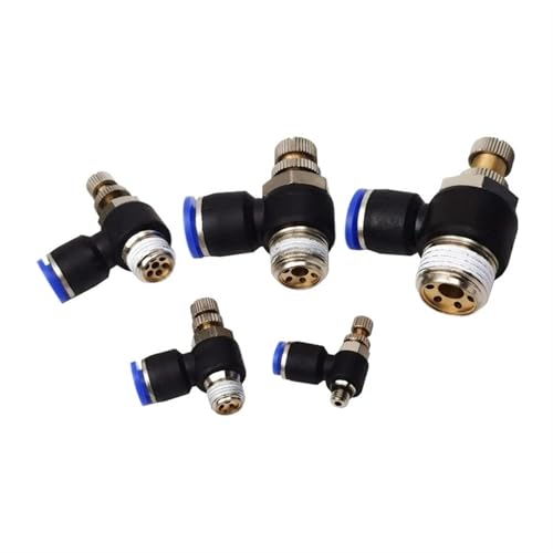 SLType Pneumatische Armatur SL6-1 1/8 Zoll-6mm Drosselklappendruckreduzierungssteuerung Regulierung SL6-01 SL8-02 SL6-02 100St(100PCS SL12-04) von GFOLGDWR