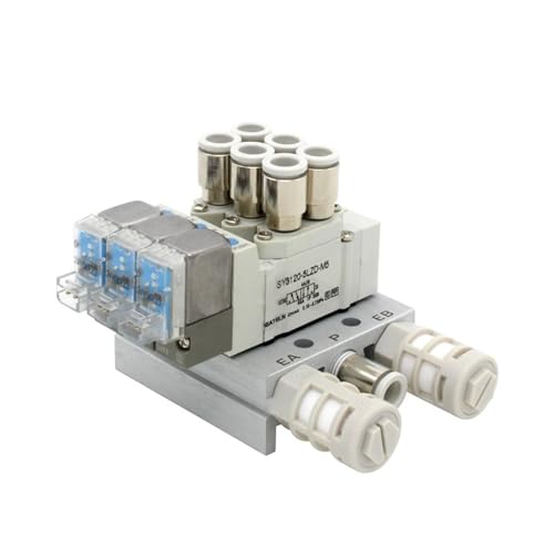 SMC Typ SY3120 Magnetventilkombination Einzel elektronisch gesteuertes Zylindersteuerventil SY3120-5LZD-M5 SY3120-6LZD-M5(SY3120-4LZD-M5 4mm,3 Stations) von GFOLGDWR