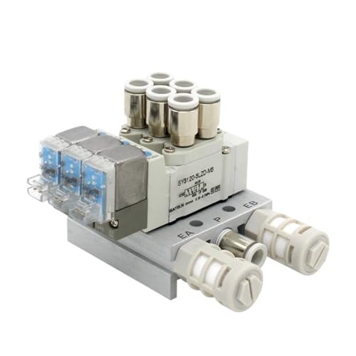 Typ SY3120 Magnetventilkombination Einzel-Zylindersteuerventil mit elektronischer Steuerung SY3120-5LZD-M5 SY3120-6LZD-M5(SY3120-3LZD-M5 6mm,6 Stations) von GFOLGDWR