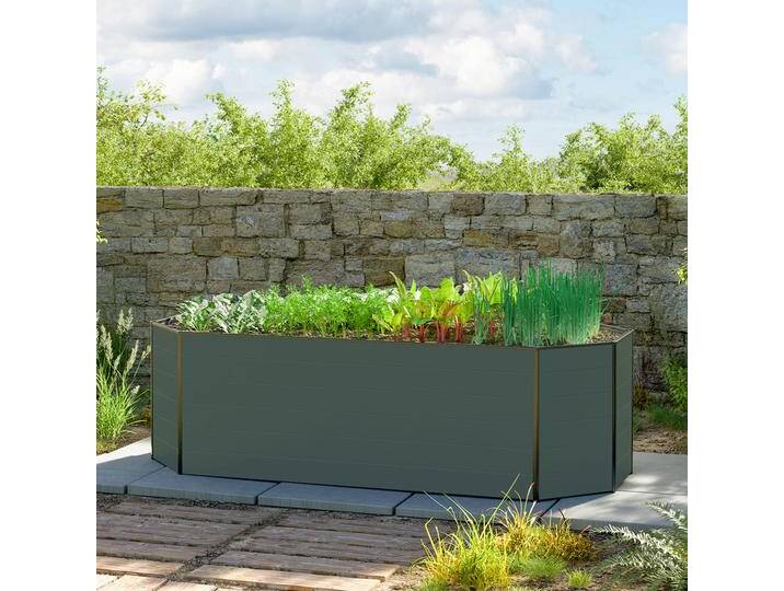 167 x 119 x 77 cm Hochbeet, Anthrazit - (GFPV00593) von GFP