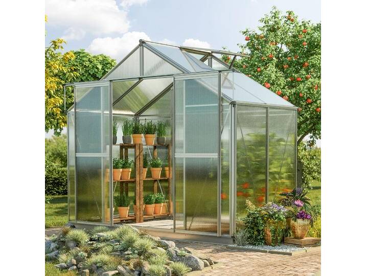 225 x 133 cm Gewächshaus, inkl. Aktionsset - XL 8 mm - (GFPV00024) von GFP