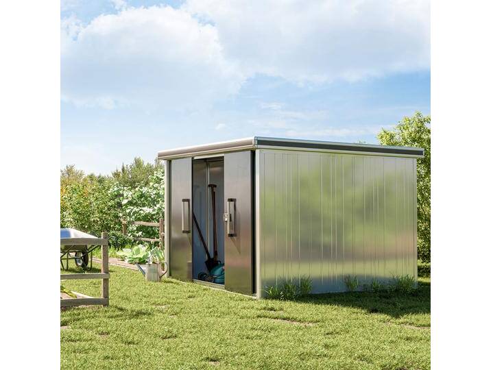 256 x 256 cm Gerätehaus, anthrazit - (GFPV00300) von GFP