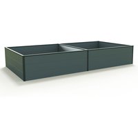 GFP - 235 x 119 x 39 cm Hochbeet halfsize, Anthrazit von GFP