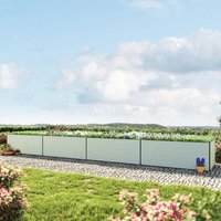 GFP - 771 x 99 x 77 cm Hochbeet kingsize Daniela, Aluminium eloxiert von GFP