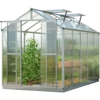 GFP Gewächshaus Picco 5 Alu-Rahmen 179 x 322 cm 6 mm Polycarbonat Platten - mit Fundamentrahmen & automatischem Fensteröffner GFP Gewächshaus Picco 5 Alu-Rahmen 179 x 322 cm 6 mm Polycarbonat Platten - mit Fundamentrahmen & automatischem Fensteröffner von GFP