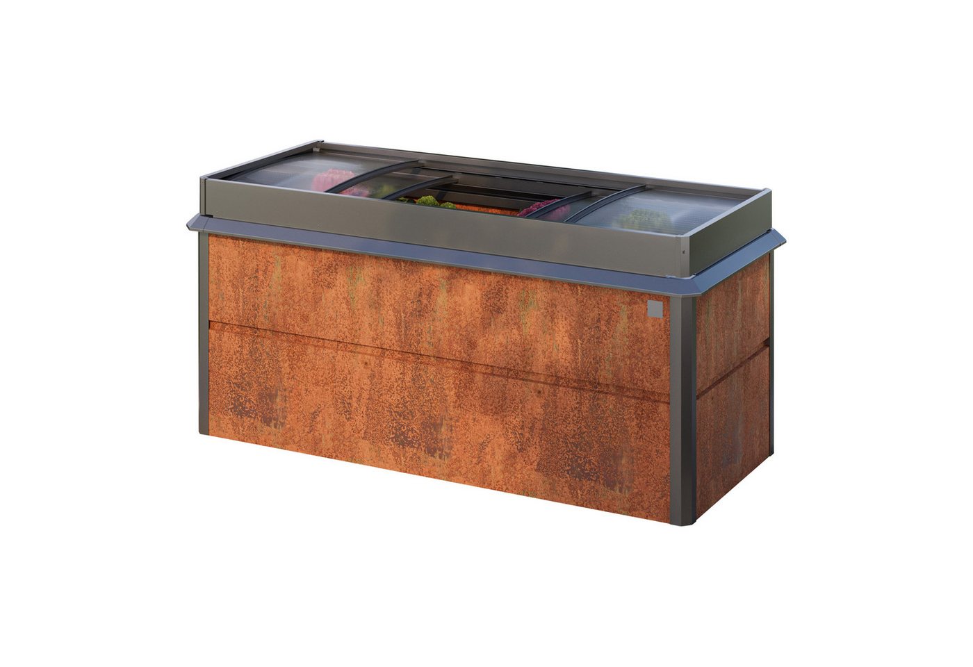 GFP Hochbeet PRIMEYARD 150 x 85 x 77 cm Nele, Rost-Optik Setangebot, Cortenstahl, inkl. Frühbeetaufsatz und Schneckenschutz GFP Hochbeet PRIMEYARD 150 x 85 x 77 cm Nele, Rost-Optik Setangebot, Cortenstahl, inkl. Frühbeetaufsatz und Schneckenschutz von GFP