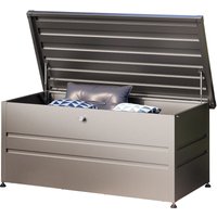 Gfp primeyard® Gartenbox 162x84x72 cm Aufbewahrungsbox Auflagenbox Gartentruhe Metall anthrazit wasserdicht von TOOLPORT