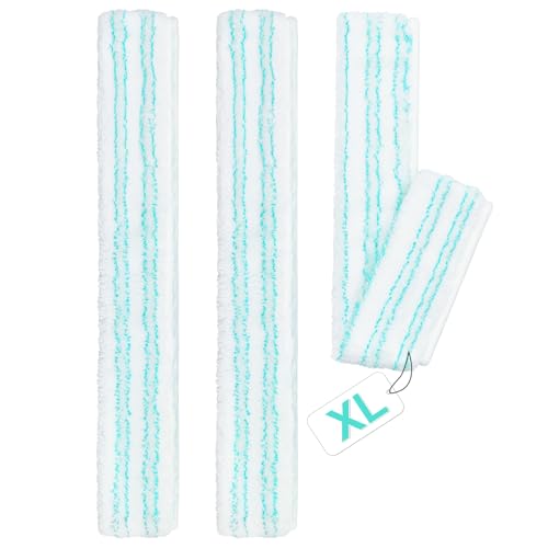 GFRED 3 Stück Fensterwischer Ersatzbezug Bezug Mikrofaser 42 cm Breiter Kompatibel Mit Leifheit Fensterabzieher Window Slider XL Abzieher Bezug Fensterwischer Ersatz für große Flächen von GFRED