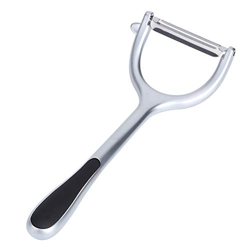 Obstschäler Sparschäler Universalschäler mit Stainless Blade, Ergonomischer Rutschfest Silikongriff für Gemüse Kartoffel und Karott Gemüseschäler Schäler Pendelklinge Kartoffelschäler von GFRGFH