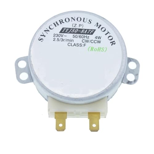 1 STÜCKE 230 V 2,5/3 RPM 4 Watt 50/60Hz Synchronmotor TYJ50-8A7 Mikrowellen-Backofen-Tablettmotor Luftgebläse CW/CCW von GFRWKCEX