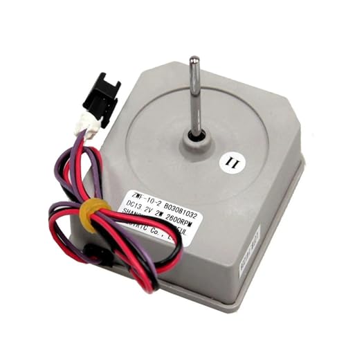 DC13,2 V 2 W 2600 U/min Doppeltür-Kühlschranklüftermotor ZWF-10-2 B03081032 Kühlschrank-DC-Lüfter, kompatibel mit Meiling und anderen Kühllüftern von GFRWKCEX