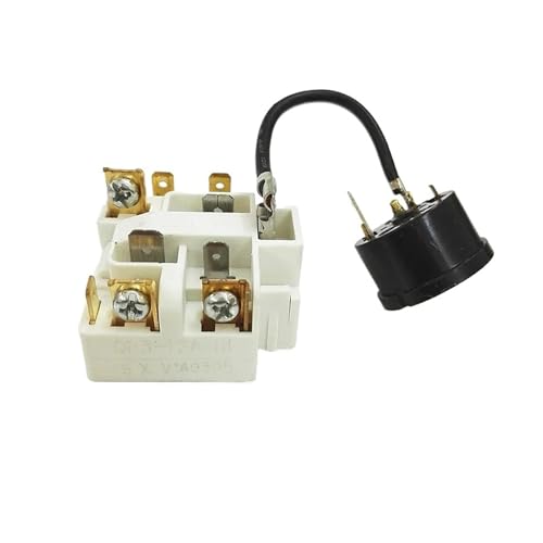 Ersatzteile for Kühlschrank-Gefrierkompressoren QP3-12A PTC-Starter/Startrelais und Überlastschutz, kompatibel mit Haier, Kühlschrank(Type a) von GFRWKCEX