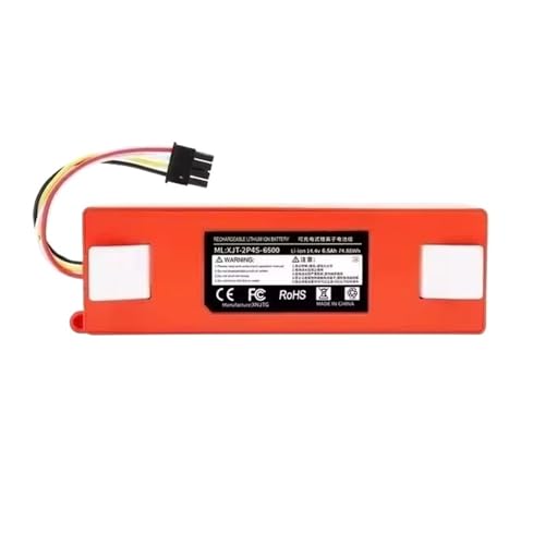 GFRWKCEX BRR-2P4S-5200S Roboter-Staubsauger-Ersatzakku, Kompatibel mit Xiaomi, Kompatibel mit Roborock, S55 S60 S65 S50 S51 S5 MAX S6 Akku(6500mAh) von GFRWKCEX