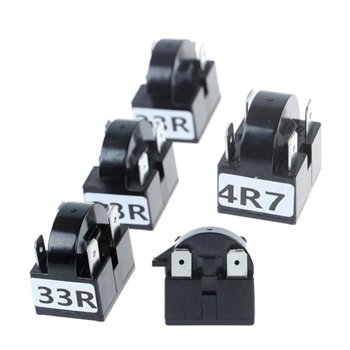 PTC 2/3/4Pin Startrelais Kühlschrank PTC Starter Wärmeschutzrelais for Kompressor 15R 33R 22R 4R7 Zubehör(4P 15R) von GFRWKCEX
