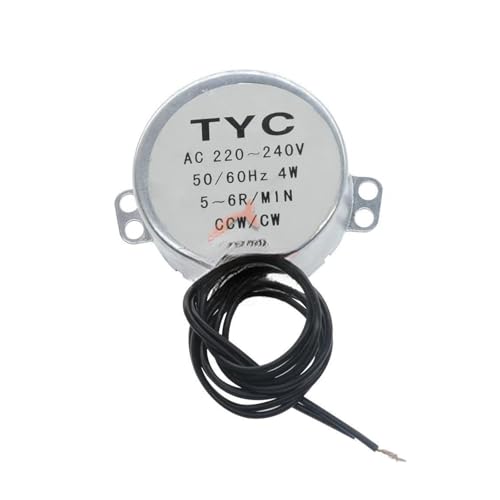 TYC-50 AC220-240V Synchronmotor 50/60Hz Nicht gerichteter Synchronmotor 5-6RPM CCW/CW Mikrowellen-Drehteller TYC-50 AC220-240V Synchronmotor 50/60Hz Nicht gerichteter Synchronmotor 5-6RPM CCW/CW Mikrowellen-Drehteller von GFRWKCEX