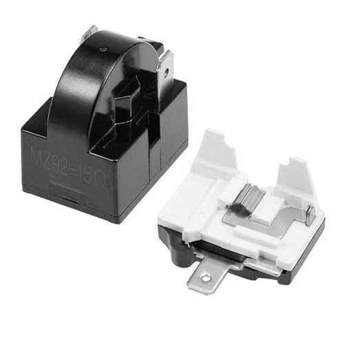 Universelles Kühlschrank-Startrelais mit Überlastschutz, einfache Installation und for AC-Kompressoren(2 Pin 15 Ohm 1perc) von GFRWKCEX