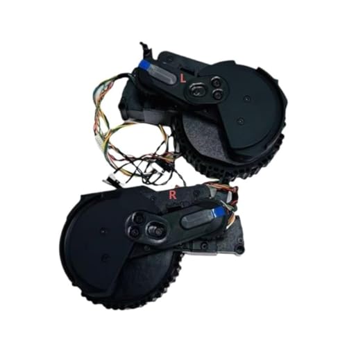 Linke Und Rechte Räder For Staubsauger, Antriebsradteile. Kompatibel Mit Dreame X50 Ultra Complete/X50 Ultra. Staubsauger Linkes Und Rechtes Radzubehör(Black Left Wheel/Right Wheel) von GFSEWURA