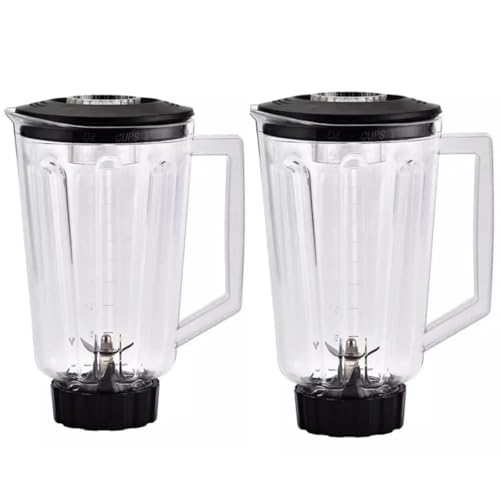 Mixerbecher (Messer + Deckel + Becher) 44 Oz Ersatz, Kompatibel Mit Hamilton Beach 6126-HBB908CE/ HBB908-UK, Mixer-Entsafter-Behälterdose von GFSEWURA