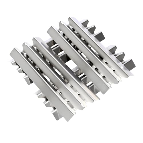 GFTIME 40x15.2CM Edelstahl Brennerabdeckung Ersatzteile für Broilking Baron, Broilmate, Huntington, Edelstahl Heizplatte Flammenverteiler, 4 Stück von GFTIME