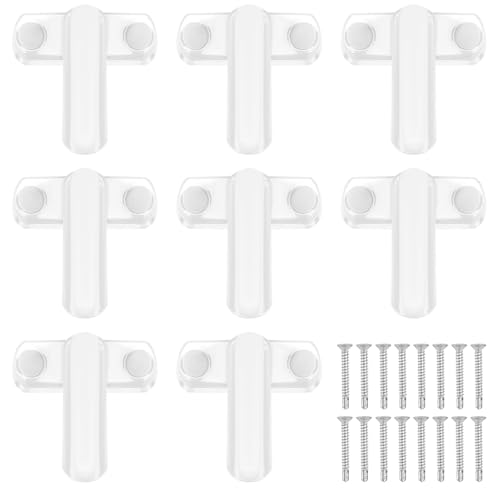 8 Stück Fenster Sicherung, Fenstersicherung Einbruchschutz, Fenstersicherung Kinder Weiß Fensterriegel mit 16 Schrauben für PVC, Türen, balkontür, Fenster, Hause 8 Stück Fenster Sicherung, Fenstersicherung Einbruchschutz, Fenstersicherung Kinder Weiß Fensterriegel mit 16 Schrauben für PVC, Türen, balkontür, Fenster, Hause von GFUEIGJ