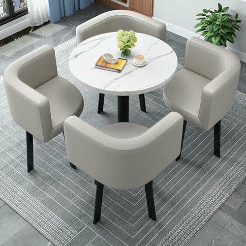 Clubtisch- und Stuhlset für den Empfangsraum im Büro, Esstisch für zu Hause, Konferenztisch, moderner Besprechungstisch, für den Eingangsbereich des Wohnzimmers, Schlafzimmers, kleiner Eckstuhl Clubtisch- und Stuhlset für den Empfangsraum im Büro, Esstisch für zu Hause, Konferenztisch, moderner Besprechungstisch, für den Eingangsbereich des Wohnzimmers, Schlafzimmers, kleiner Eckstuhl von GFXYQPDNV