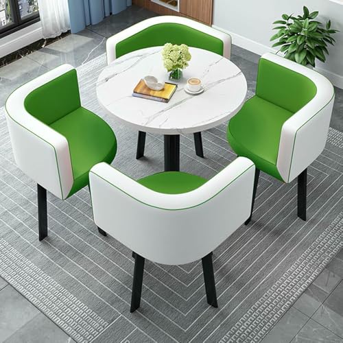Clubtisch- und Stuhlset für den Empfangsraum im Büro, Esstisch für zu Hause, Konferenztisch, moderner Besprechungstisch, für den Eingangsbereich des Wohnzimmers, Schlafzimmers, kleiner Eckstuhl Clubtisch- und Stuhlset für den Empfangsraum im Büro, Esstisch für zu Hause, Konferenztisch, moderner Besprechungstisch, für den Eingangsbereich des Wohnzimmers, Schlafzimmers, kleiner Eckstuhl von GFXYQPDNV