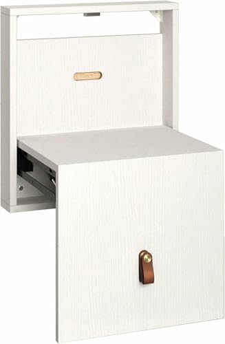 GFXYQPDNV 2-in-1-Schuhwechselhocker aus Massivholz zur Wandmontage, Faltbarer Wandsitz, unsichtbarer Stuhl, Klapphocker für den Eingangsbereich, Abdeckung für die Verteilung im Flur von GFXYQPDNV