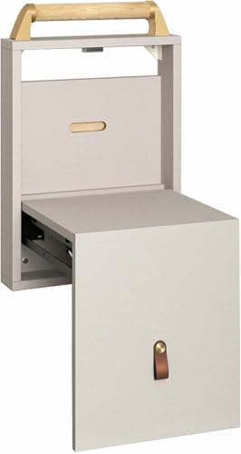 GFXYQPDNV 2-in-1-Schuhwechselhocker aus Massivholz zur Wandmontage, Faltbarer Wandsitz, unsichtbarer Stuhl, Klapphocker für den Eingangsbereich, Abdeckung für die Verteilung im Flur von GFXYQPDNV