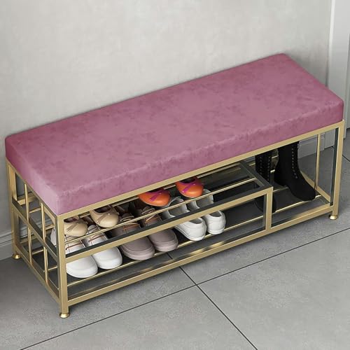 GFXYQPDNV Bettbank, Schuhbank, Fußstütze, Fußstütze, moderner Eingangsbereich, Schuhbank mit Samt-Sitzfläche, 1 Stück GFXYQPDNV Bettbank, Schuhbank, Fußstütze, Fußstütze, moderner Eingangsbereich, Schuhbank mit Samt-Sitzfläche, 1 Stück von GFXYQPDNV