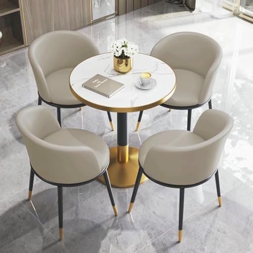 GFXYQPDNV Büro-Empfangsraum-Clubtisch, Couchtisch, Küchen-Essgruppe für 4, einfache runde Konferenz, kleine Verhandlungen, Platz sparen GFXYQPDNV Büro-Empfangsraum-Clubtisch, Couchtisch, Küchen-Essgruppe für 4, einfache runde Konferenz, kleine Verhandlungen, Platz sparen von GFXYQPDNV