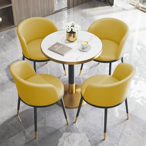 GFXYQPDNV Büro-Empfangsraum-Clubtisch, Couchtisch, Küchen-Essgruppe für 4, einfache runde Konferenz, kleine Verhandlungen, Platz sparen GFXYQPDNV Büro-Empfangsraum-Clubtisch, Couchtisch, Küchen-Essgruppe für 4, einfache runde Konferenz, kleine Verhandlungen, Platz sparen von GFXYQPDNV