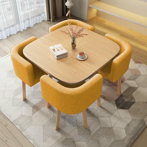 GFXYQPDNV Büro-Empfangsraum-Clubtisch, Kleiner Konferenztisch, quadratisch, Küche, Esszimmer, nordische Tische und Stühle, Frühstücksbar, platzsparend GFXYQPDNV Büro-Empfangsraum-Clubtisch, Kleiner Konferenztisch, quadratisch, Küche, Esszimmer, nordische Tische und Stühle, Frühstücksbar, platzsparend von GFXYQPDNV