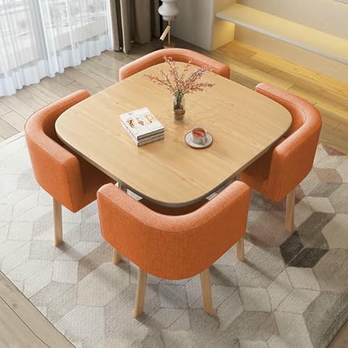 GFXYQPDNV Büro-Empfangsraum-Clubtisch, Kleiner Konferenztisch, quadratisch, Küche, Esszimmer, nordische Tische und Stühle, Frühstücksbar, platzsparend GFXYQPDNV Büro-Empfangsraum-Clubtisch, Kleiner Konferenztisch, quadratisch, Küche, Esszimmer, nordische Tische und Stühle, Frühstücksbar, platzsparend von GFXYQPDNV