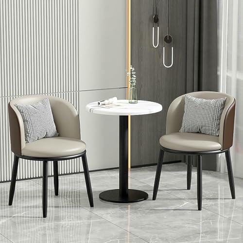 GFXYQPDNV Büro-Empfangsraum-Clubtisch, runde Verhandlungs-Empfangstisch- und Stuhlkombination, Küchenkaffee-Fast-Food-Shop Western-Restaurant Milchtee-Shop Hotel von GFXYQPDNV