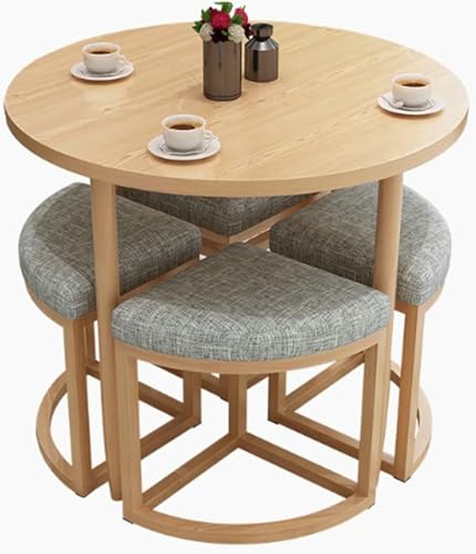 GFXYQPDNV Büro-Empfangsraum-Clubtisch, runder Konferenztisch, einfaches Kaffee-/Küchen-Esstisch-Set, kleine Tische und Stühle, Verhandlungstisch, spart Platz GFXYQPDNV Büro-Empfangsraum-Clubtisch, runder Konferenztisch, einfaches Kaffee-/Küchen-Esstisch-Set, kleine Tische und Stühle, Verhandlungstisch, spart Platz von GFXYQPDNV