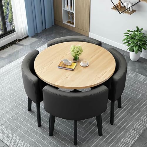 GFXYQPDNV Büro-Empfangsraum-Clubtisch- und Stuhlset, Couchtisch- und Stuhlset, Kleiner Konferenzraumtisch, für das Wohnzimmer, den Balkon, das Café, das Pausenbüro zu Hause GFXYQPDNV Büro-Empfangsraum-Clubtisch- und Stuhlset, Couchtisch- und Stuhlset, Kleiner Konferenzraumtisch, für das Wohnzimmer, den Balkon, das Café, das Pausenbüro zu Hause von GFXYQPDNV