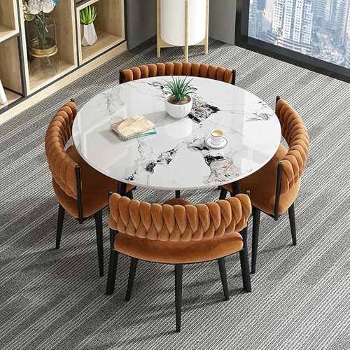 GFXYQPDNV Büro-Empfangsraum-Clubtisch- und Stuhlset, Verhandlungstisch und Stuhl, Küchentisch und Stühle, Esszimmertischset, geeignet für Lounge, Wohnzimmer, Küche GFXYQPDNV Büro-Empfangsraum-Clubtisch- und Stuhlset, Verhandlungstisch und Stuhl, Küchentisch und Stühle, Esszimmertischset, geeignet für Lounge, Wohnzimmer, Küche von GFXYQPDNV