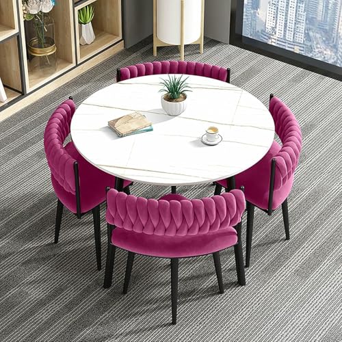 GFXYQPDNV Büro-Empfangsraum-Clubtisch- und Stuhlset, Verhandlungstisch und Stuhl, Küchentisch und Stühle, Esszimmertischset, geeignet für Lounge, Wohnzimmer, Küche GFXYQPDNV Büro-Empfangsraum-Clubtisch- und Stuhlset, Verhandlungstisch und Stuhl, Küchentisch und Stühle, Esszimmertischset, geeignet für Lounge, Wohnzimmer, Küche von GFXYQPDNV