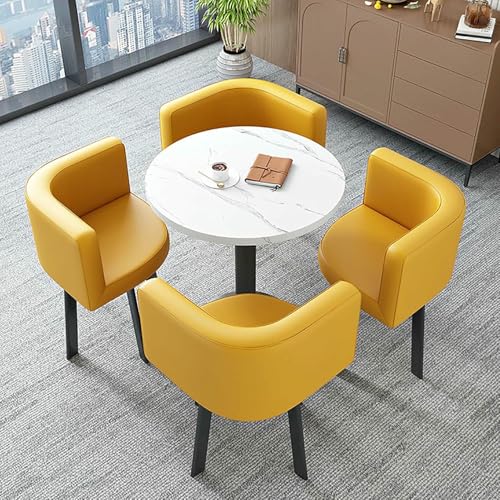 GFXYQPDNV Büro Rezeption Zimmer Club Tisch Und Stuhl Set, Küchentisch Und Stühle Esszimmer Tisch Set, Home Schlafzimmer Balkon Bibliothek Lounge Coffee Shop GFXYQPDNV Büro Rezeption Zimmer Club Tisch Und Stuhl Set, Küchentisch Und Stühle Esszimmer Tisch Set, Home Schlafzimmer Balkon Bibliothek Lounge Coffee Shop von GFXYQPDNV