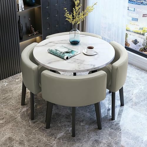 GFXYQPDNV Clubtisch für Büroempfangsräume, kleine Konferenzraumtische, runde Möbel, Tisch- und Stuhlset, Couchtisch- und Stuhlset, platzsparende Möbel GFXYQPDNV Clubtisch für Büroempfangsräume, kleine Konferenzraumtische, runde Möbel, Tisch- und Stuhlset, Couchtisch- und Stuhlset, platzsparende Möbel von GFXYQPDNV