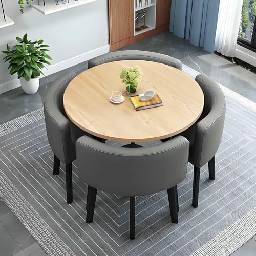 GFXYQPDNV Clubtisch für Büroempfangsräume, runde kleine Konferenztische und -stühle, einfaches Esstischset für die Küche, Freizeitkombination GFXYQPDNV Clubtisch für Büroempfangsräume, runde kleine Konferenztische und -stühle, einfaches Esstischset für die Küche, Freizeitkombination von GFXYQPDNV