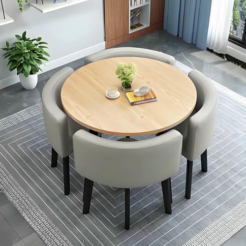 GFXYQPDNV Clubtisch für Büroempfangsräume, runde kleine Konferenztische und -stühle, einfaches Esstischset für die Küche, Freizeitkombination GFXYQPDNV Clubtisch für Büroempfangsräume, runde kleine Konferenztische und -stühle, einfaches Esstischset für die Küche, Freizeitkombination von GFXYQPDNV