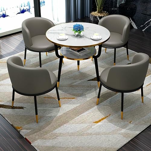 GFXYQPDNV Clubtisch für den Büroempfangsraum, Bürotisch- und Stuhlset, Hotelrezeption, Lounge, Esstisch- und Stuhlkombination, platzsparende Möbel, geeignet für Milchtee-Shop GFXYQPDNV Clubtisch für den Büroempfangsraum, Bürotisch- und Stuhlset, Hotelrezeption, Lounge, Esstisch- und Stuhlkombination, platzsparende Möbel, geeignet für Milchtee-Shop von GFXYQPDNV