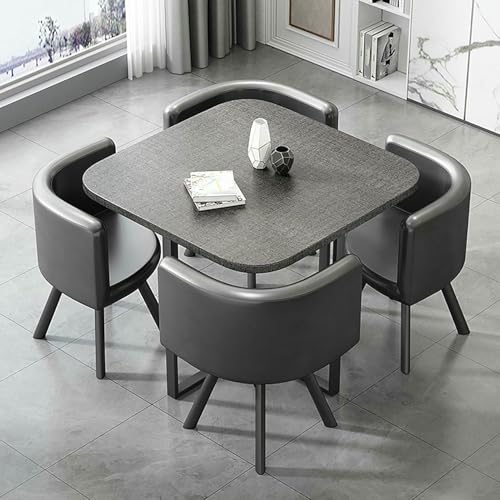GFXYQPDNV Clubtisch für den Empfangsraum im Büro, Couchtisch und Stuhlset, platzsparender Konferenztisch-Esstisch, für das Wohnzimmer im Haus, Balkon, Café, Pausenraum, Büro GFXYQPDNV Clubtisch für den Empfangsraum im Büro, Couchtisch und Stuhlset, platzsparender Konferenztisch-Esstisch, für das Wohnzimmer im Haus, Balkon, Café, Pausenraum, Büro von GFXYQPDNV