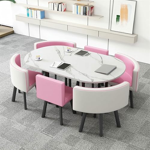 GFXYQPDNV Clubtisch für den Empfangsraum im Büro, platzsparender Kleiner Besprechungstisch, für das Wohnzimmer im Wohnzimmer, Balkon, Café, Pausenraum, Büro GFXYQPDNV Clubtisch für den Empfangsraum im Büro, platzsparender Kleiner Besprechungstisch, für das Wohnzimmer im Wohnzimmer, Balkon, Café, Pausenraum, Büro von GFXYQPDNV