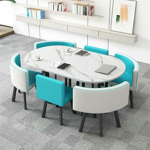 GFXYQPDNV Clubtisch für den Empfangsraum im Büro, platzsparender Kleiner Besprechungstisch, für das Wohnzimmer im Wohnzimmer, Balkon, Café, Pausenraum, Büro GFXYQPDNV Clubtisch für den Empfangsraum im Büro, platzsparender Kleiner Besprechungstisch, für das Wohnzimmer im Wohnzimmer, Balkon, Café, Pausenraum, Büro von GFXYQPDNV